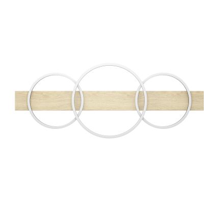 Eglo - LED taklampa 3xLED/12W/230V 3000K beige/svart