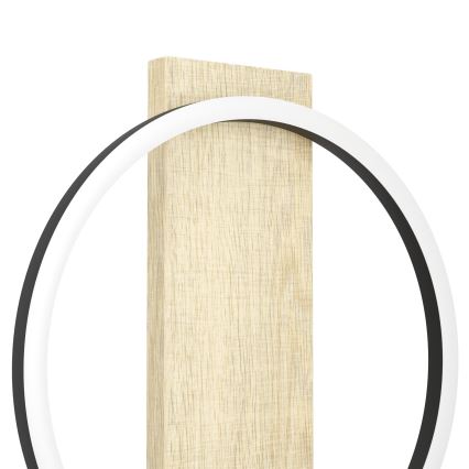 Eglo - LED bordslampa LED/12W/230V 3000K beige/svart