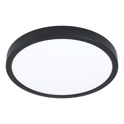 Eglo - LED RGBW dimbar badrumstaklampa LED/17,5W/230V 2700-6500K Ø 39,9 cm IP44 svart