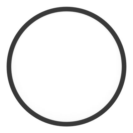 Eglo - LED RGBW dimbar badrumstaklampa LED/17,5W/230V 2700-6500K Ø 39,9 cm IP44 svart