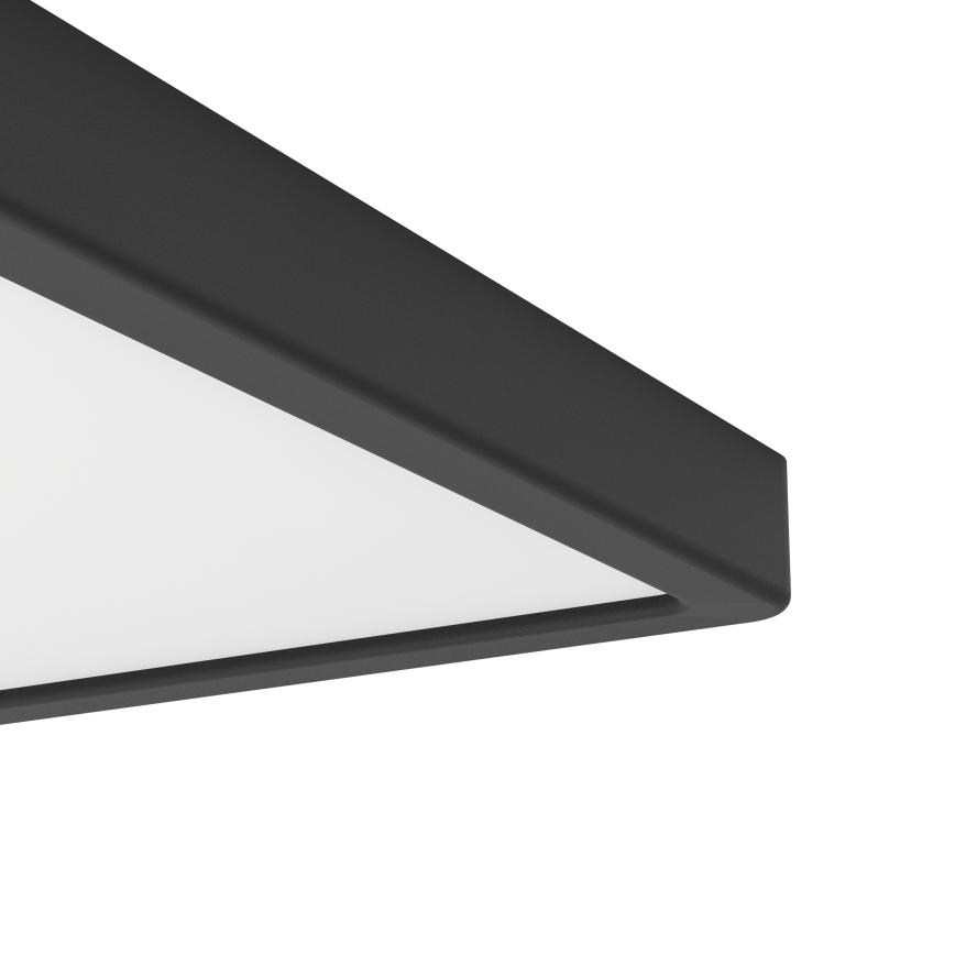 Eglo - LED RGBW dimbar badrumstaklampa LED/17,8W/230V 2700-6500K 39x39 cm IP44 svart