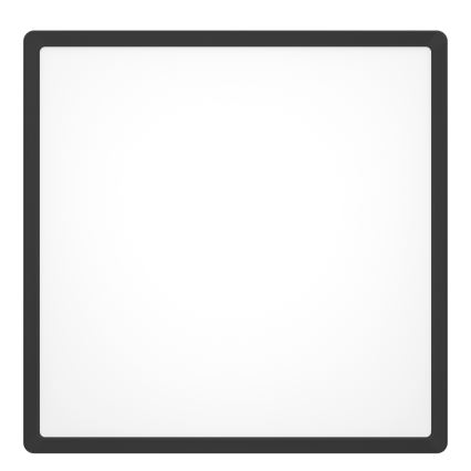 Eglo - LED RGBW dimbar badrumstaklampa LED/17,8W/230V 2700-6500K 39x39 cm IP44 svart