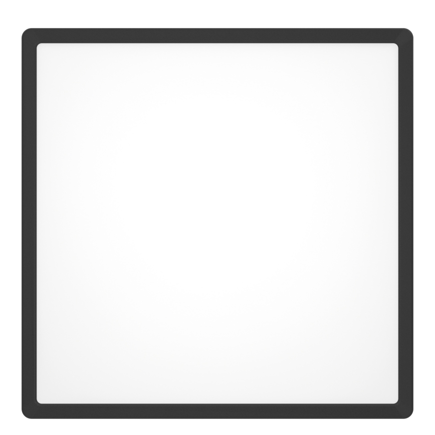 Eglo - LED RGBW dimbar badrumstaklampa LED/17,8W/230V 2700-6500K 39x39 cm IP44 svart