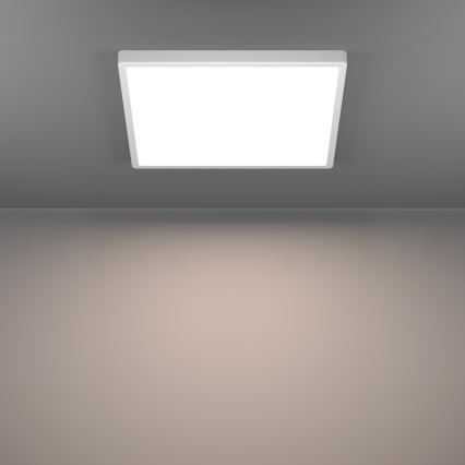 Eglo - LED RGBW Dimbart badrumstakarmatur LED/17,8W/230V 2700-6500K Ø 39,9 cm IP44 vit