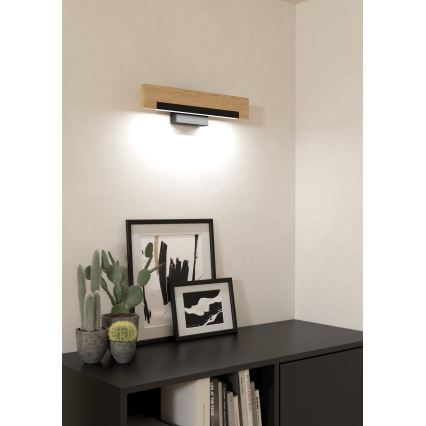 Eglo - LED väggbelysning LED/9,6W/230V 3000K svart/beige