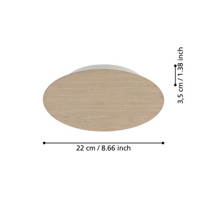 Eglo - LED väggbelysning LED/9,2W/230V 3000K beige