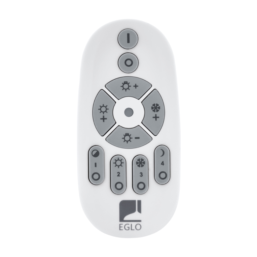 Eglo - Dimbart LED-takarmatur 2xLED/17W/230V +LED/4,2W 2700-6500K + fjärrkontroll