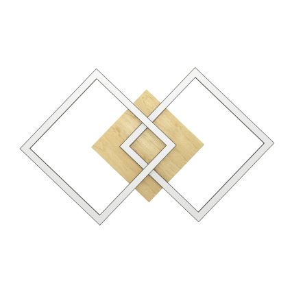 Eglo - Dimbar LED ytmonterad ljuskrona 4xLED/32W/230V 2700-6500K brun/svart