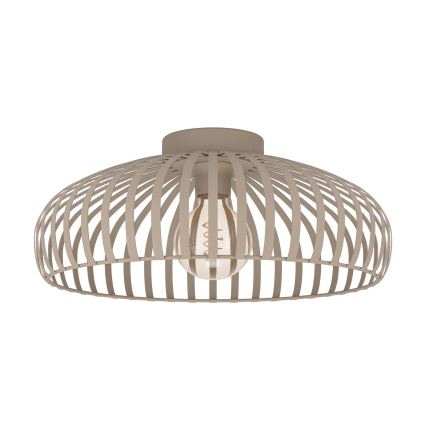 Eglo - Taklampa 1xE27/40W/230V pr. 43 cm sandfärgad
