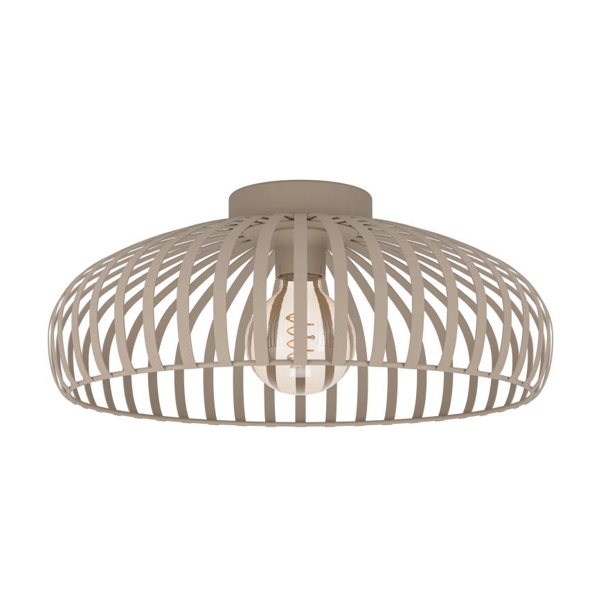 Eglo - Taklampa 1xE27/40W/230V pr. 43 cm sandfärgad