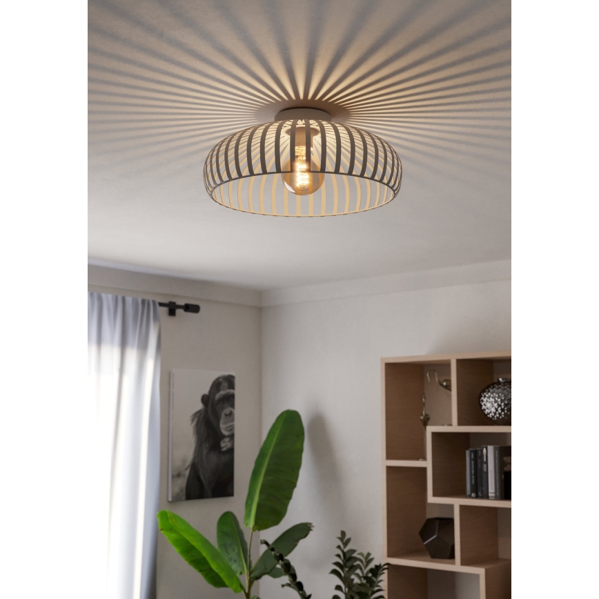 Eglo - Taklampa 1xE27/40W/230V pr. 43 cm sandfärgad