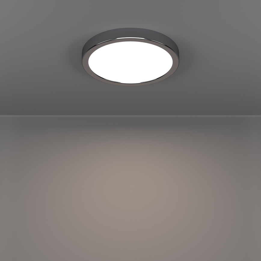 Eglo - LED badrumsplafond LED/11,5W/230V 2700/4000/6500K Ø 21,1 cm IP44 blank krom
