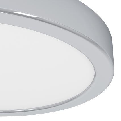 Eglo - LED badrumsplafond LED/11,5W/230V 2700/4000/6500K Ø 21,1 cm IP44 blank krom