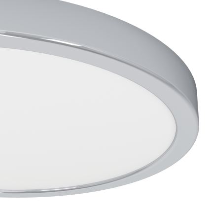 Eglo - LED badrumstaklampa LED/14,2W/230V 2700/4000/6500K Ø 27,8 cm IP44 blank krom
