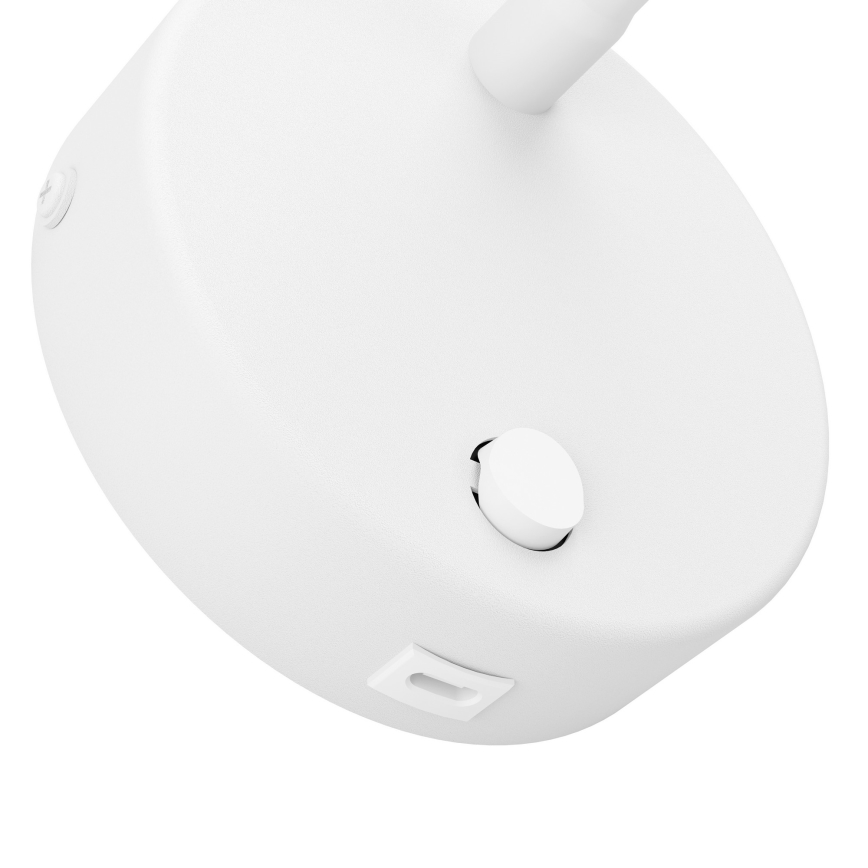 Eglo - flexibel LED-vägglampa med USB, 3,8 W/230 V, vit