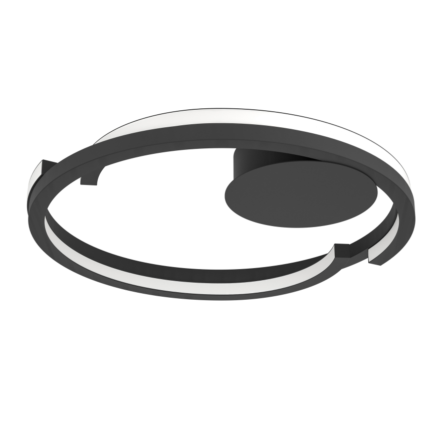 Eglo - LED dimbart taklampa 2xLED/20W/230V 2700–6500K Ø 48 cm svart + fjärrkontroll