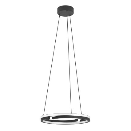 Eglo - Dimbar LED-pendellampa på vajer 2xLED/20W/230V 2700–6500K Ø 48 cm svart + fjärrkontroll