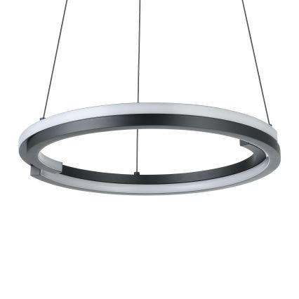 Eglo - Dimbar LED-pendellampa på vajer 2xLED/20W/230V 2700–6500K Ø 48 cm svart + fjärrkontroll