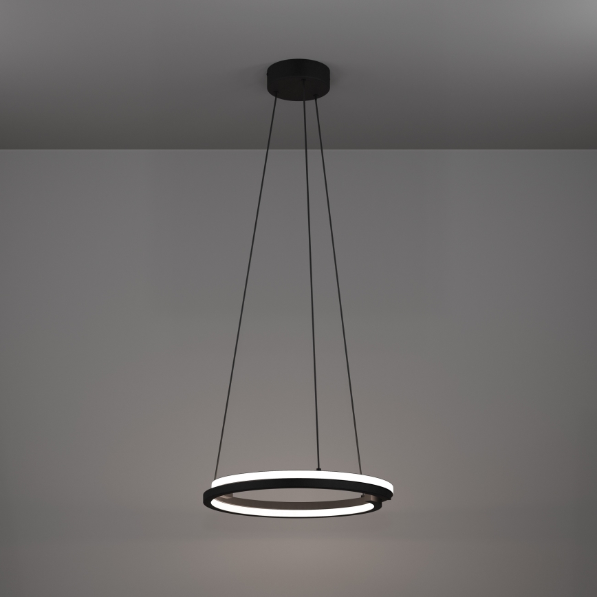 Eglo - Dimbar LED-pendellampa på vajer 2xLED/20W/230V 2700–6500K Ø 48 cm svart + fjärrkontroll