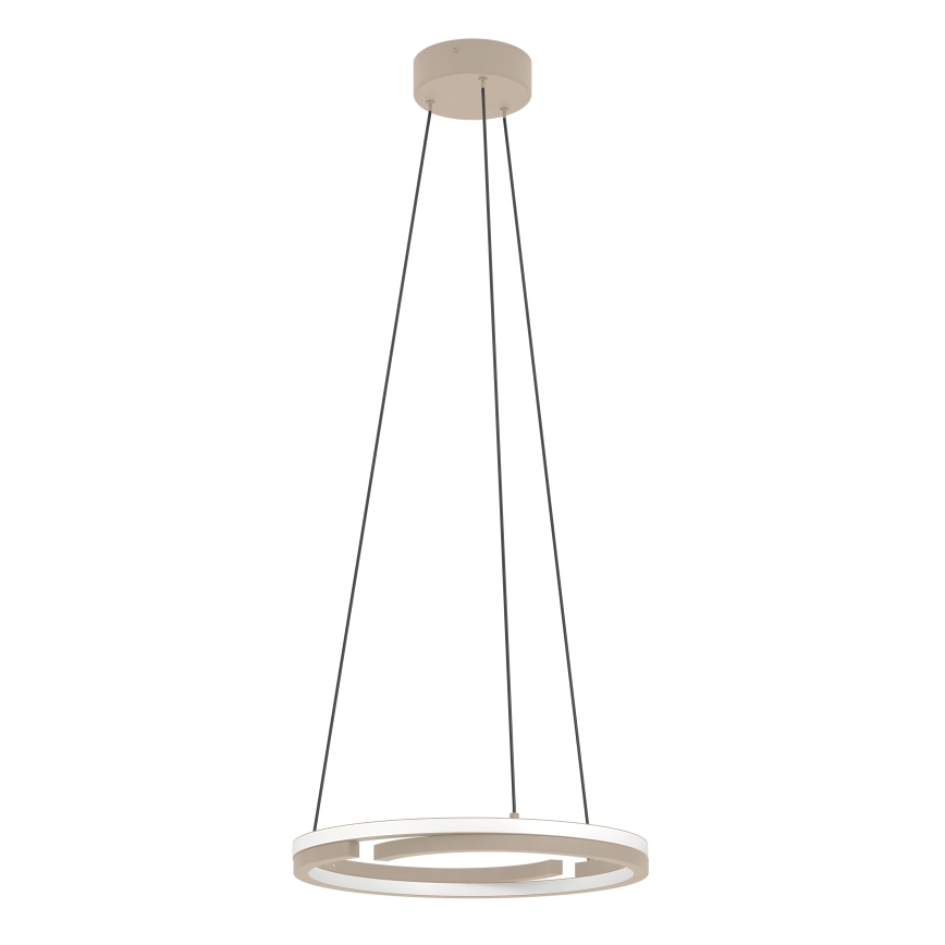 Eglo - LED-dimmbar pendellampa på vajer 2x LED/20 W/230 V 2700–6500 K Ø 48 cm beige + fjärrkontroll