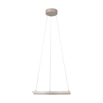 Eglo - LED-dimmbar pendellampa på vajer 2x LED/20 W/230 V 2700–6500 K Ø 48 cm beige + fjärrkontroll