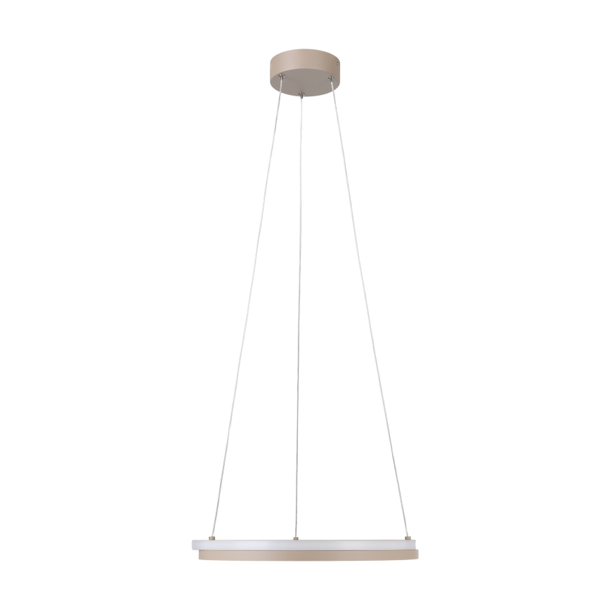 Eglo - LED-dimmbar pendellampa på vajer 2x LED/20 W/230 V 2700–6500 K Ø 48 cm beige + fjärrkontroll