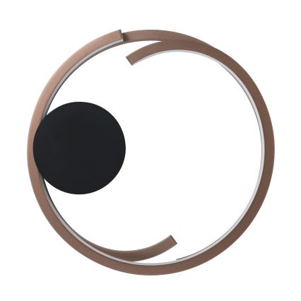 Eglo - Dimbar LED-taklampa 2xLED/20W/230V 2700-6500K Ø 48 cm brons + fjärrkontroll