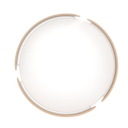 Eglo - LED-takarmatur, 20 W, 230 V, Ø 37 cm, beige