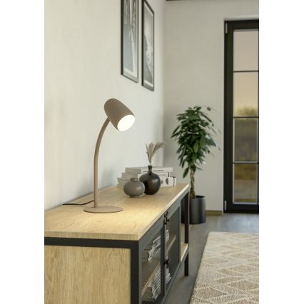 Eglo - Bordslampa 1xE14/18W/230V krämfärgad