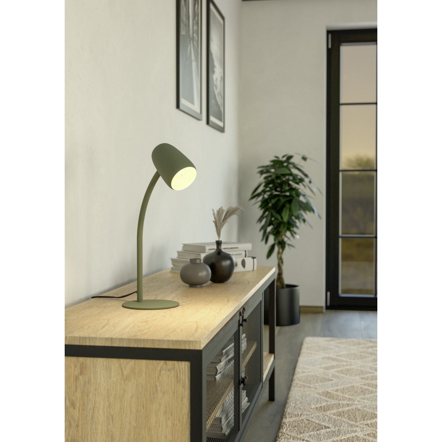 Eglo - Bordslampa 1xE14/18W/230V grön