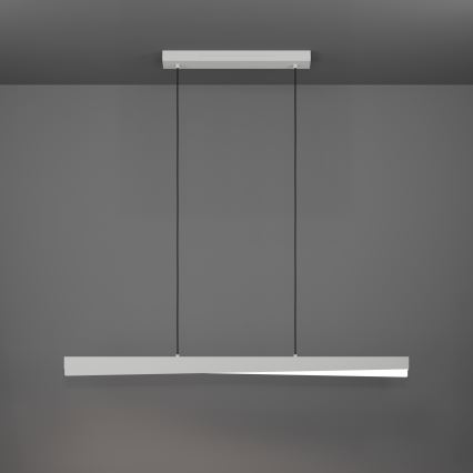 Eglo - LED RGBW dimbar pendellampa med vajer LED/19W/230V 2700-6500K grå