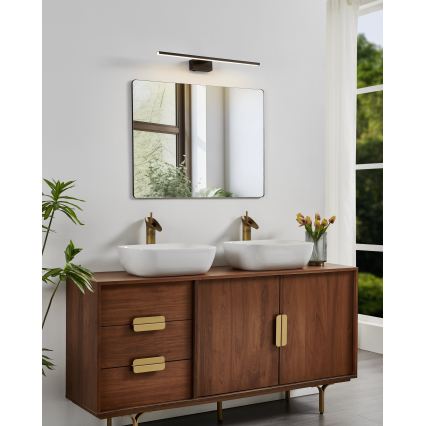 Eglo - LED-spegellampa för badrum LED/10W/230V 3000/4000/6500K 60 cm IP44 svart