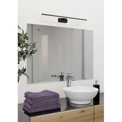 Eglo - LED-spegellampa för badrum LED/10W/230V 3000/4000/6500K 60 cm IP44 svart
