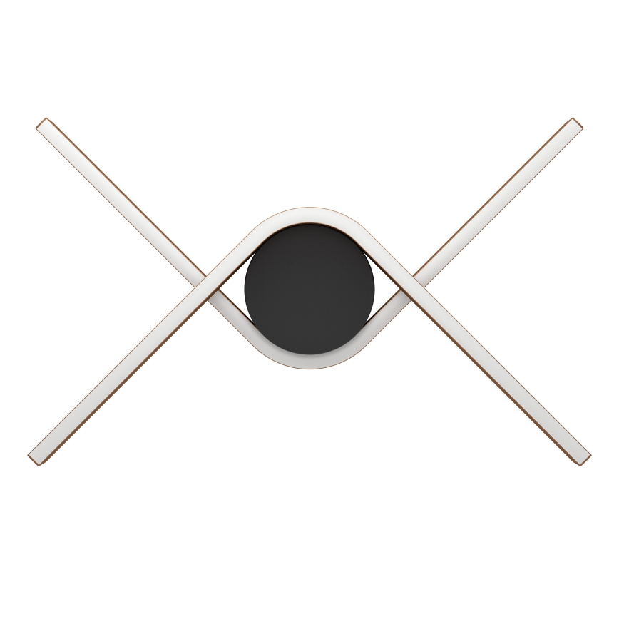 Eglo - LED RGBW dimbar taklampa 2xLED/18W/230V koppar/svart