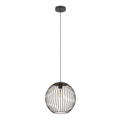 Eglo - Pendellampa på vajer 1xE27/60W/230V svart