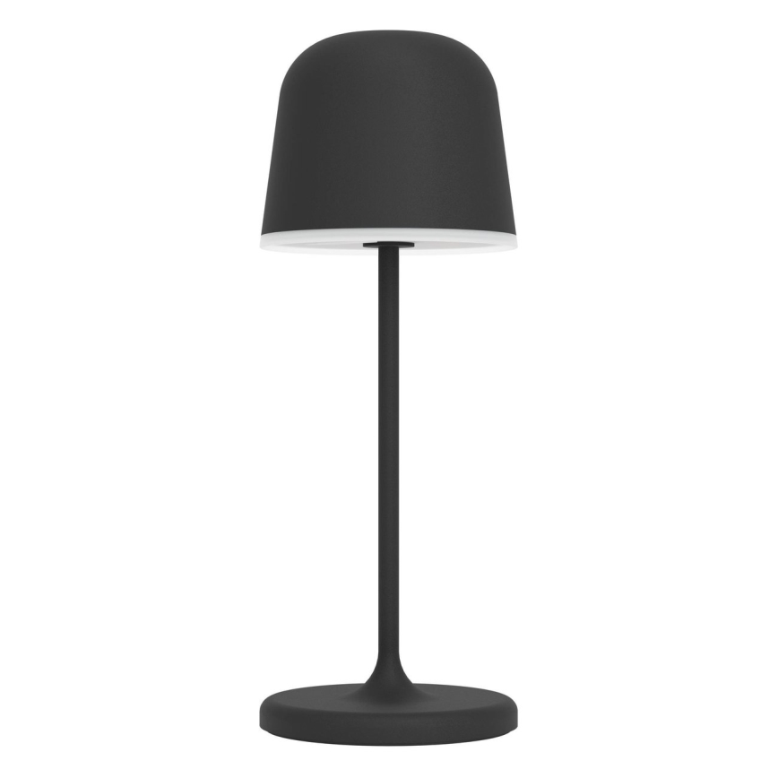 Eglo - LED-dimbar utomhusbordslampa, beröringsstyrd och uppladdningsbar LED/1,8W/5V 2500/3000/4000K 2500 mAh IP54 svart