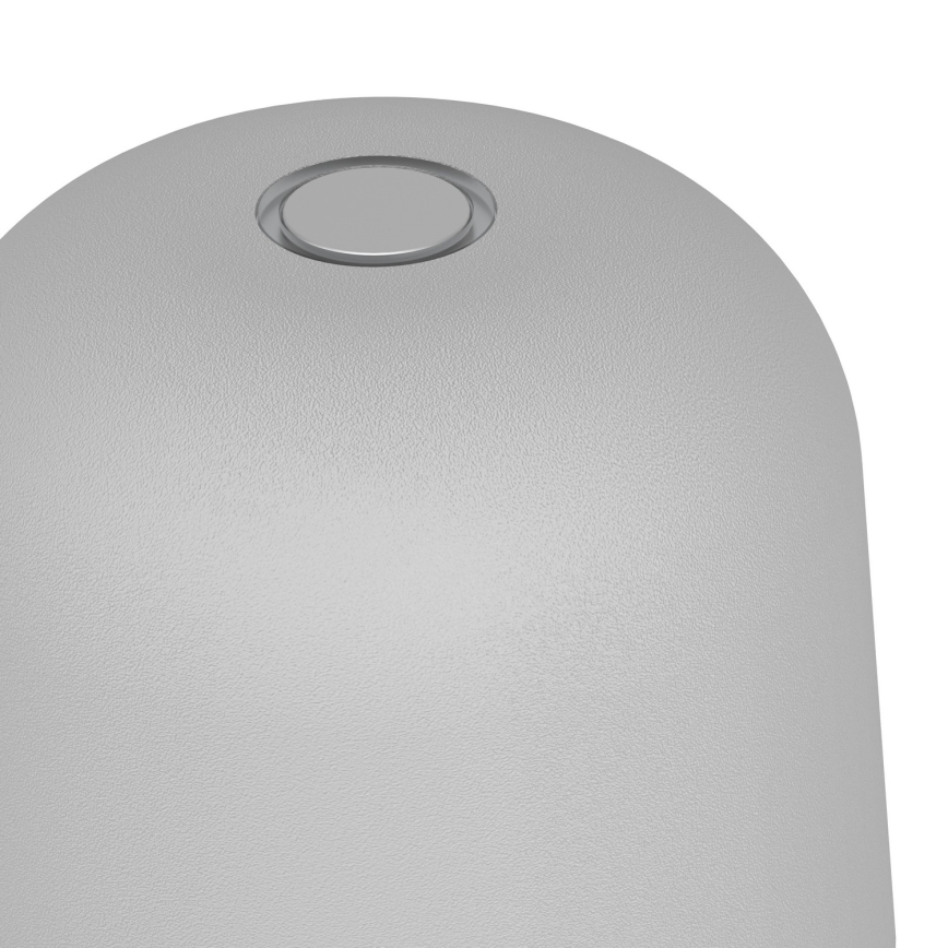 Eglo - Dimbara utomhus bordslampa, touchstyrd och laddningsbar, LED/1,8W/5V 2500/3000/4000K 2500 mAh IP54 grå