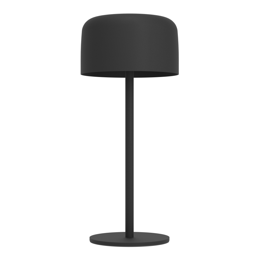 Eglo - LED solcellsuppladdningsbar beröringsstyrd bordslampa LED/2,8W/3,7V 1800 mAh IP44 svart