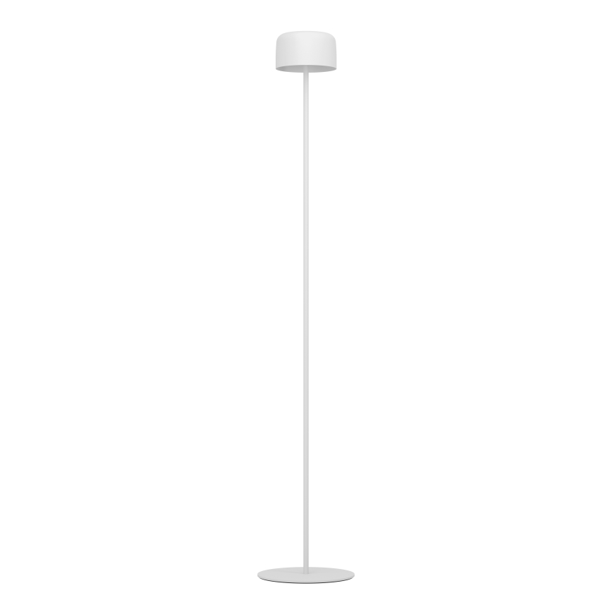 Eglo - LED solcellsuppladdningsbar touchstyrd golvlampa LED/2,8W/3,7V 1800 mAh IP44 vit