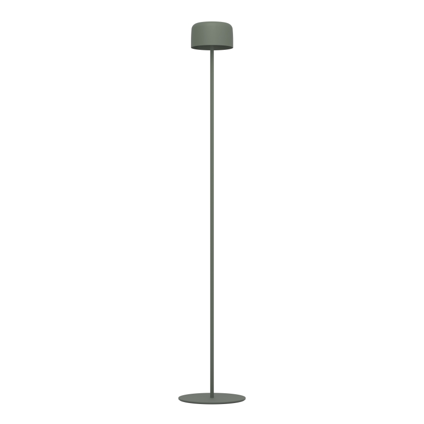 Eglo - LED solcellsdriven uppladdningsbar beröringsstyrd golvlampa LED/2,8W/3,7V 1800 mAh IP44 grön