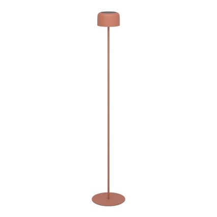 Eglo - LED solcellsdriven uppladdningsbar golvlampa med touchfunktion LED/2,8W/3,7V 1800 mAh IP44 orange