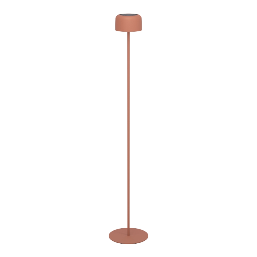 Eglo - LED solcellsdriven uppladdningsbar golvlampa med touchfunktion LED/2,8W/3,7V 1800 mAh IP44 orange