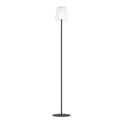 Eglo - LED solcellsdriven uppladdningsbar golvlampa LED/2,3W/3,7V 3000/4000/6500K 1800 mAh IP44 svart
