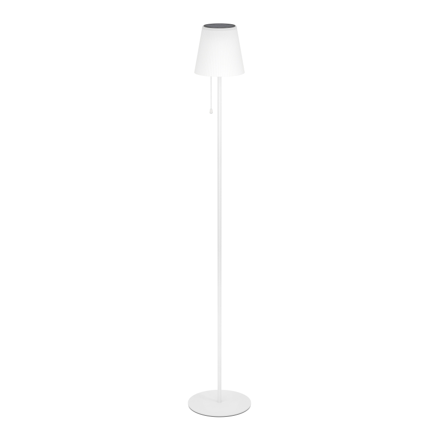 Eglo - LED solcellsuppladdningsbar golvlampa LED/2,3W/3,7V 3000/4000/6500K 1800 mAh IP44 vit