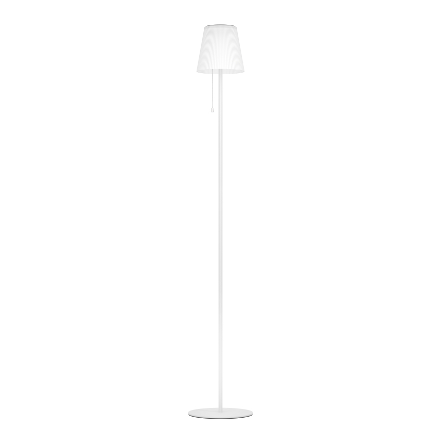 Eglo - LED solcellsuppladdningsbar golvlampa LED/2,3W/3,7V 3000/4000/6500K 1800 mAh IP44 vit