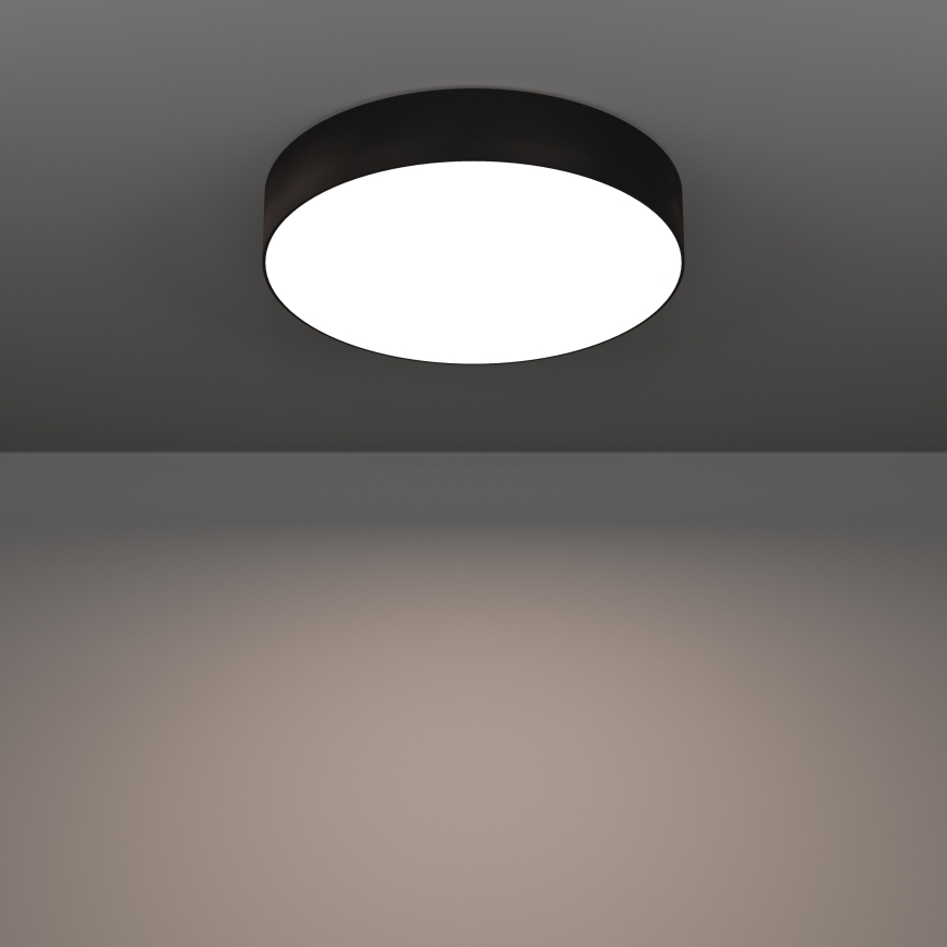 Eglo - LED RGBW dimbar taklampa LED/15W/230V 2700-6500K Ø 39 cm svart