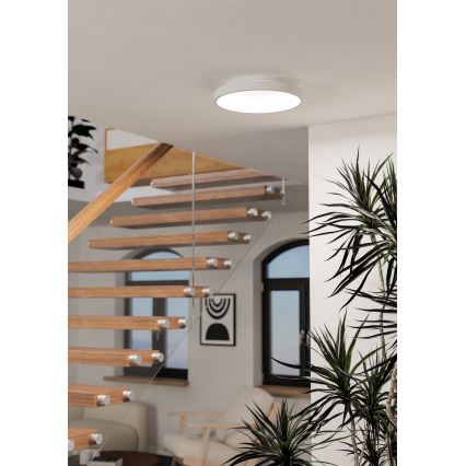 Eglo - LED RGBW Dimbbar taklampa LED/19,6W/230V 2700-6500K Ø 35 cm vit