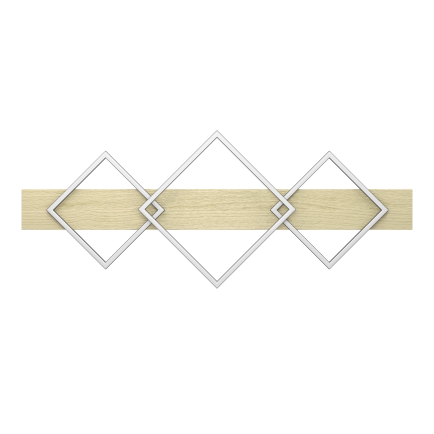Eglo - LED-taklampa 2xLED/13W/230V + LED/16W svart/beige