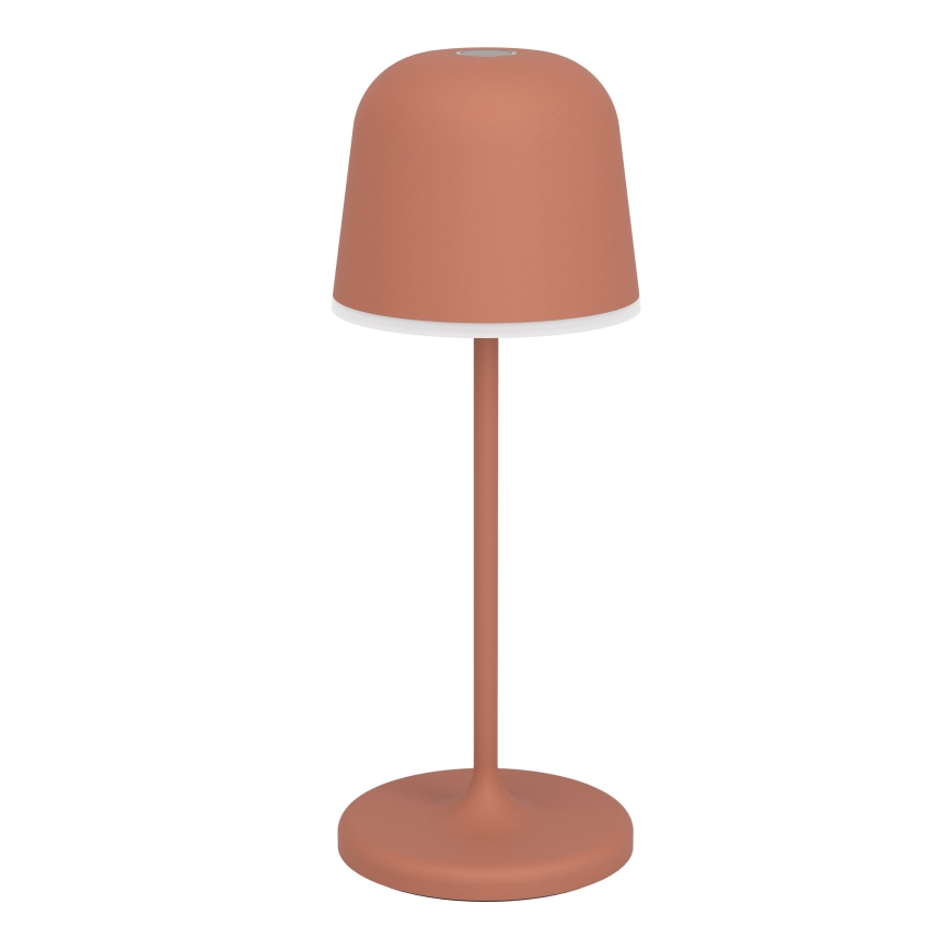 Eglo - Dimbar touchstyrd uppladdningsbar utomhusbordslampa LED/1,8W/5V 2500/3000/4000K 2500 mAh IP54 orange