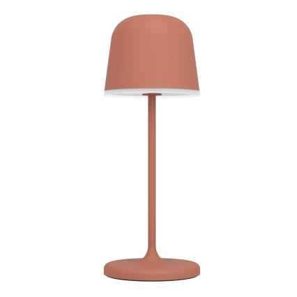 Eglo - Dimbar touchstyrd uppladdningsbar utomhusbordslampa LED/1,8W/5V 2500/3000/4000K 2500 mAh IP54 orange